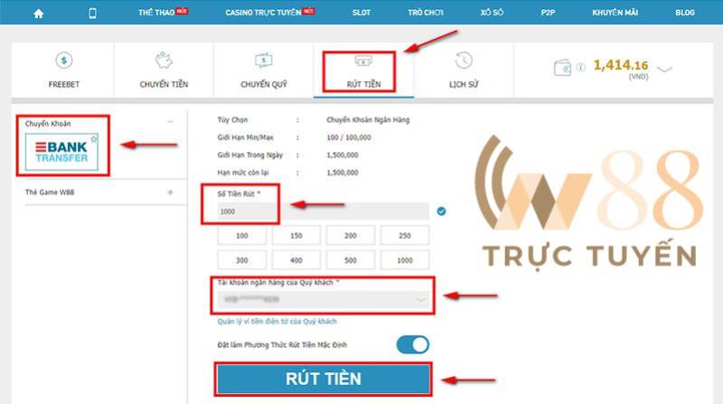 Chuyển Tiền Trực Tiếp Về Tài Khoản Banking