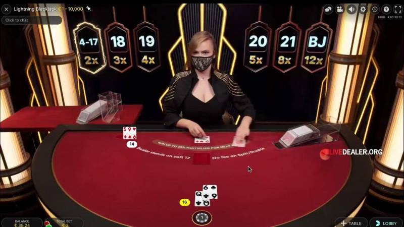 Kết quả và trả thưởng trong Blackjack Sét